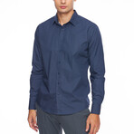 Keith Button Up Shirt // Dark Blue (S)