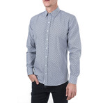 Jose Button Up Shirt // Black + Blue (XL)
