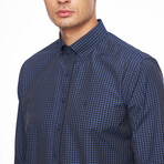 Miguel Button Up Shirt // Navy (S)