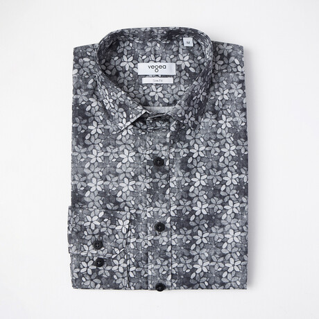 Clark Button Up Shirt // Gray (S)