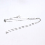 Cartier // 18k White Gold Diamants Légers Heart Diamond Necklace // 14.76"-15.94" // Store Display