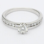 Tiffany & Co. // Platinum Solitaire Diamond Ring // Ring Size: 5.5 // Store Display