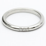 Tiffany & Co. // Platinum Classic Band Ring With Diamond // Ring Size: 5 // Store Display