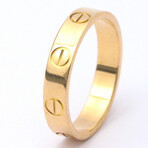 Cartier // 18k Rose Gold Mini Love Ring // Ring Size: 5.25 // Store Display