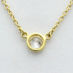 Tiffany & Co. // 18k Yellow Gold Elsa Peretti Diamonds By The Yard Necklace // 16.14" // Store Display