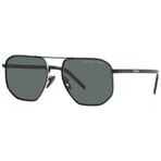 Men's Fashion PR-59YS-1AB5Z1 Sunglasses // Black + Polar Dark Gray