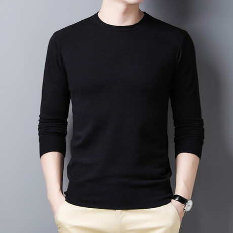 O-Neck Sweater // Black (M)
