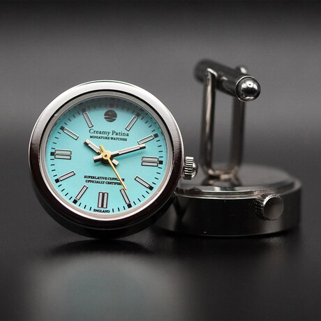 The CUFFANY Cufflink Watch // Blue