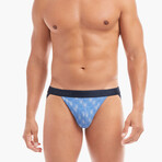 Stretch Jock Strap 4-Pack // Bright White + Icicles + Blue Bell + Snowstorm (S)