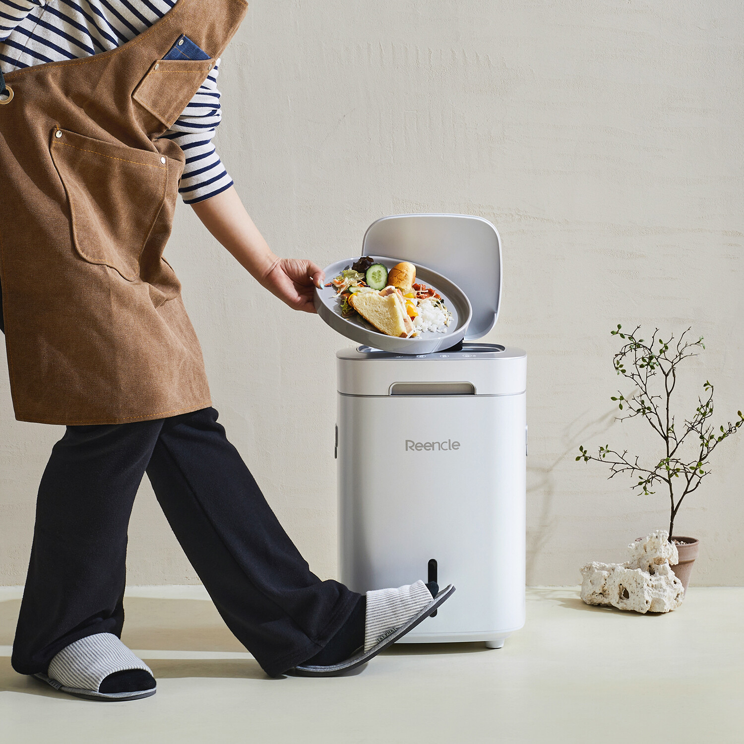 Reencle Prime Food Waste Composter (Silver)