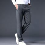 The Executive // Straight Leg + Fitted // Dark Gray (XL)