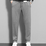 The Jogger // Ribbed Cuff + Comfort Fit // Dark Gray (4XL)