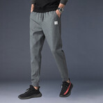 The Jogger // Ribbed Cuff + Sporty Fit // Dark Gray (L)