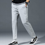 The Lounger // Straight Leg + Relaxed Fit // Light Gray (M)