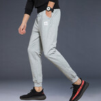 The Jogger // Ribbed Cuff + Sporty Fit // Light Gray (L)