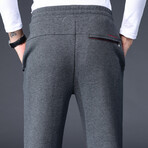 The Executive // Straight Leg + Fitted // Dark Gray (M)