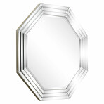 Multi Faceted Octagons Wall Mirror