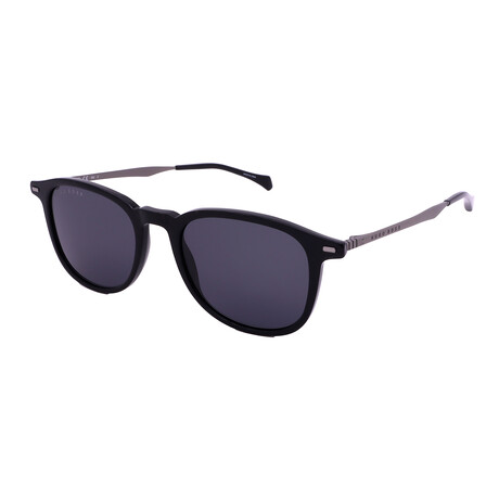 Hugo Boss // Men's Boss1036/s 0807 Pilot Sunglasses // Black + Gray Gradient