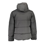 Hooded Puffer Jacket // Black (2XL)
