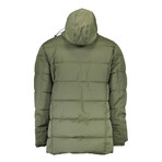 Hooded Puffer Jacket // Green (XL)