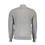 Zip-Up Sweatshirt // Light Gray (XL)