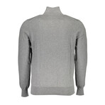 1/4 Zip-Up Sweatshirt // Gray (XL)