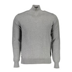 1/4 Zip-Up Sweatshirt // Gray (L)