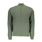 1/4 Zip-Up Sweatshirt // Green (XL)