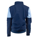 Men's 3-Snap Pouch Pullover // Navy + Light Blue (S)