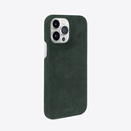 Alcantara Sport iPhone Case // Midnight Green (iPhone 14 Pro Max)