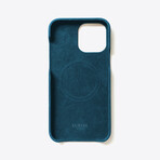 Alcantara Sport iPhone Case // Prussian Blue (iPhone 14 Pro Max)
