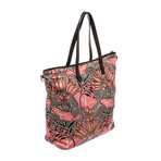 Prada // Flower Print 2Way Tote Bag // Pink