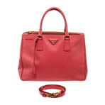 Prada // Galleria Shoulder Bag // Pink