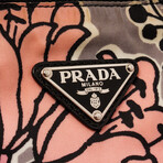 Prada // Flower Print 2Way Tote Bag // Pink