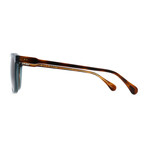 Unisex Wiley Sunglasses // Cirus + Vibrant Brown Polarized