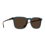 Unisex Wiley Sunglasses // Cirus + Vibrant Brown Polarized