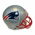 Tom Brady // New England Patriots // Autographed Super Bowl XLIX Helmet + Inscription