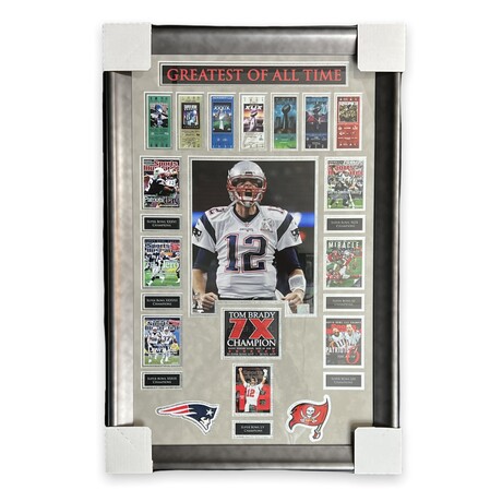 Tom Brady // Unsigned Collage // Framed