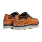Oxford Sneaker // Croc Tan & Brown (US: 7)