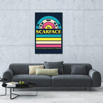 Scarface Vintage III Poster by Popate (26"H x 18"W x 0.75"D)
