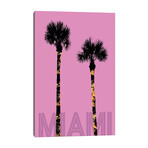 Palm Trees Miami by Melanie Viola (26"H x 18"W x 0.75"D)