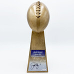 John Elway Autographed 15" Football Trophy