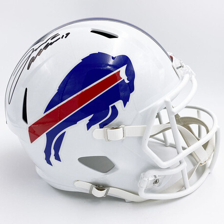  Buffalo Bills NFL Helmet Shadowbox w/Josh Allen card