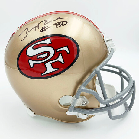 Jerry Rice Autographed San Francisco 49ers Helmet