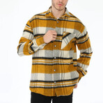 Ross Plaid Shirt // Yellow (Small)