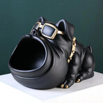 ArtZ® // Bulldog Sculpture Storage Bin