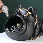 ArtZ® // Bulldog Sculpture Storage Bin
