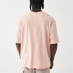 Oversized S/S Tee // Pink (L)