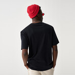 Relaxed Fit S/S Tee // Black (XL)
