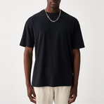 Relaxed Fit S/S Tee // Black (L)